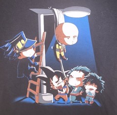 Vhtf Gildan Anime T-Shirt Character Mens medium JPN Anime Limited Rare M