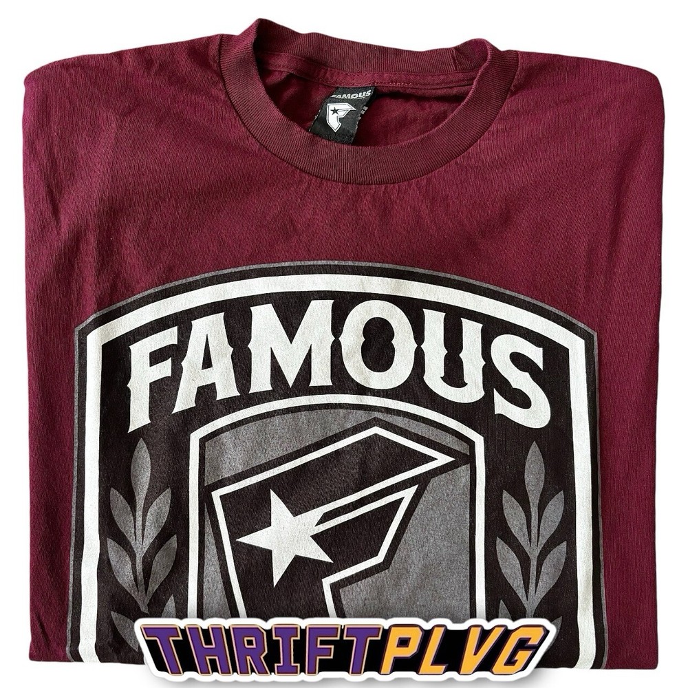 Y2K Famous Stars And Straps Skater Graphic Shirt Size L