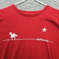 Deftones White Pony Band T Shirt Mens 2X Red 2025 Manhead