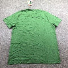 John Deere Shirt Mens Medium Green Tractor Graphic Tee Tagless Cotton Farm