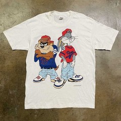 Vintage Vintage 90s Looney Tunes Bugs Taz Reprint Shirt AN54996