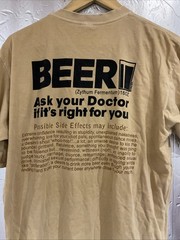 Crazy Shirts Hawaii Original- Beer Dyed T-shirt Medium ‘ Ask Your Doctor’