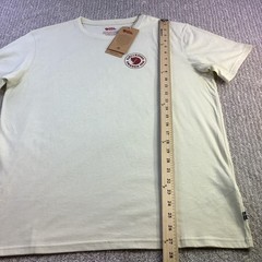 Fjallraven 1960 Logo T-shirt Mens Chalk White Organic Cotton Tee Size XL NWT