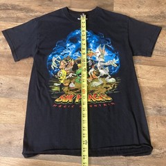 Six Flags Looney Tunes Tshirt Mens Medium Halloween Fright Night Graphic Print
