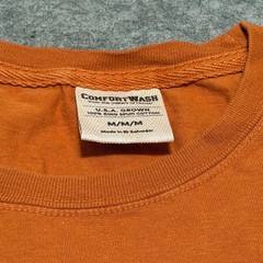 ComfortWash Texas Longhorns T-Shirt Men’s MED Burnt Orange Cotton NCAA Fan Gear