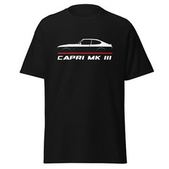 Premium T-shirt For Ford Capri Mk III 1978-1986 Enthusiast Birthday Gift