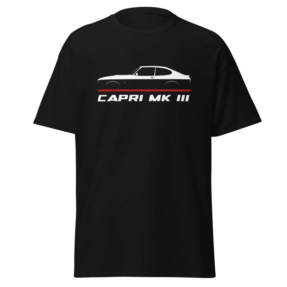 Premium T-shirt For Ford Capri Mk III 1978-1986 Enthusiast Birthday Gift