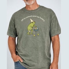 Post Surgery Funny Frog Shirt, Knee Hip Shoulder Ankle Replacement Recovery Gift