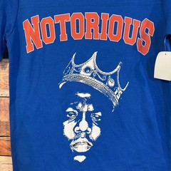 The Notorious B.I.G. Men’s Blue S T-Shirt 72 Brooklyn Mint Cotton Blend Hip Hop