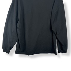 Fear of God Essentials Long Sleeve Logo Shirt Mens Size Small Black Streetwear