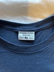 Where I’m From Navy Blue Nights Like This Campfire Graphic Men’s T-Shirt M