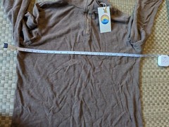 NWT Jungmaven IWEYOU Hemp Merino Wool 1/4 Zip Sweatshirt Coyote Mens Size Small