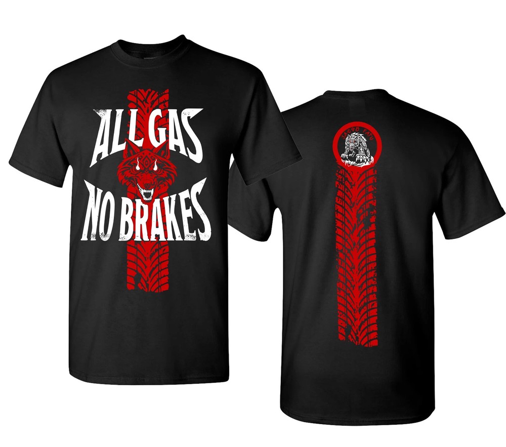 WWE Jacob Fatu All Gas No Brakes Black T-Shirt