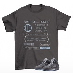 Reboot Sneaker Shirt Grey to Match Jordan 5 Wolf Grey DD0587-002