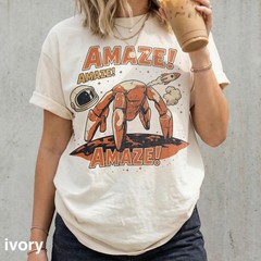 Project Hail Mary Rocky Shirt Retro Sci Fi Alien Book Lover Graphic Tee