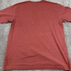 Carhartt Men Shirt XL TALL Red Pocket Shirt Logo Loose Short Sleeve Workwear