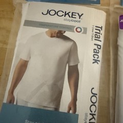 New Jockey Men’s Classic (2) 1-Pack Crew Neck T-Shirt Large Staycool