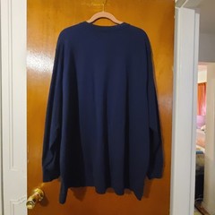 John Ashford Navy Blue Crewneck T-shirt Size 2XB