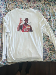 Nike Air Jordan x Wheaties Michael Jordan Graphic Long Sleeve T-Shirt – White