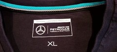 Mercedes Benz AMG Petronas Formula One Team Racing Driver T-Shirt Men’s XL Black