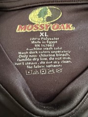Land Of The Free T-Shirt Mens Size XL Black Mossy Oak short Sleeve Crew Neck Tee