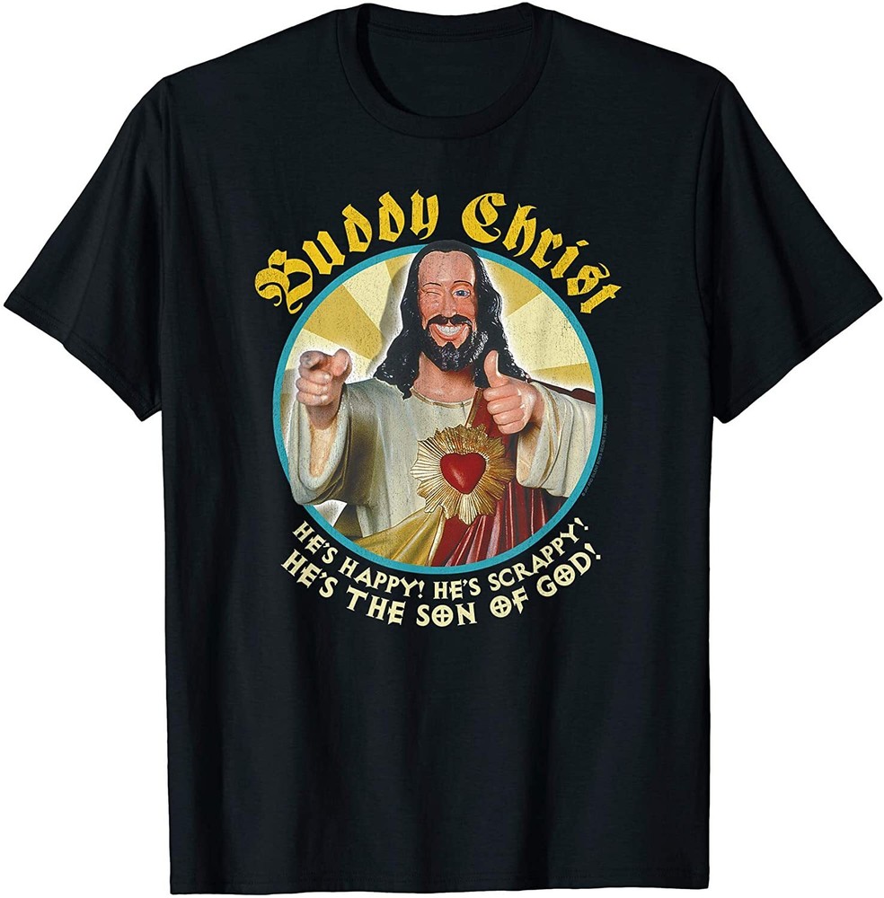 NEW LIMITED Buddy Christ Funny Son Of God Cool Humor Jokes T-Shirt – MADE IN USA