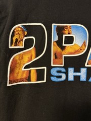 2Pac Shakur”All Eyez On Me” Vintage Black Short Sleeve Graphic T-Shirt Medium
