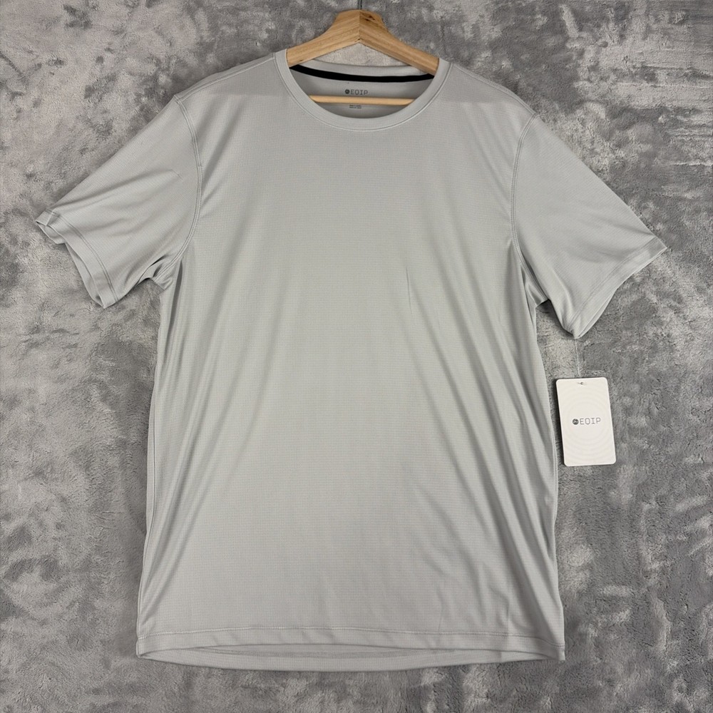 EQIP Workout Gym Running Qwick Dry Technology Short Sleeve T-shirt Large NEW