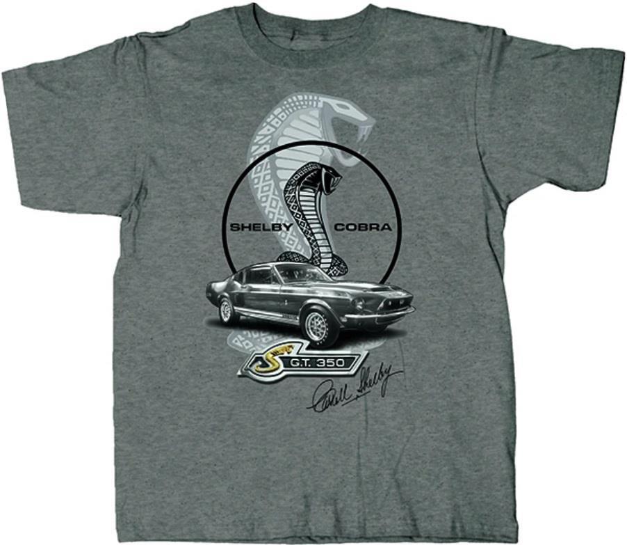New Vintage Goods Apparel 1968 Shelby GT350 T-Shirt Gray, Various Sizes