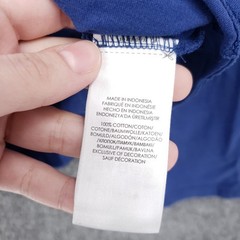 Polo Ralph Lauren Hooded T Shirt Mens L Large Blue Long Sleeve Drawstring Pony