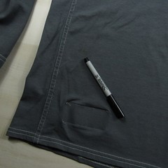 Bulwark Shirt Mens Large Gray Henley FR Fire Resistant IQ Westex Pocket Cat 2 A1