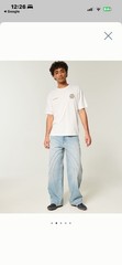 NWT Club America Los Aguilas Hollister Graphic Tee, 100% Cotton Men Small