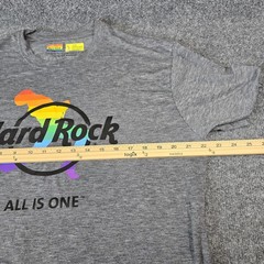 Hard Rock Cafe New York Shirt Mens Large Gray Rainbow Pride Mercury Graphic Tee