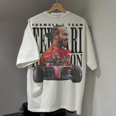 Adult Unisex Vintage Formula 1 Racing Graphic T-Shirt Fan Tee