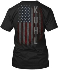 Kuhl Family American Flag T-Shirt Made in the USA Size S to 5XL