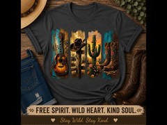 Custom Graphic T-Shirt/Country, Western, Fishing, Camping, Farm, Patriotic