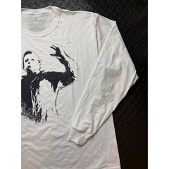 John Carpenter Halloween Michael Myers Long Sleeve Graphic Tee White Mens L