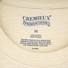 Cremieux Men’s T-Shirt Liberty Crew M Beige 100% Cotton NWT