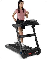 Sporty&Fit 4.0 HP Folding Treadmills [0.6-8.7 MPH] [Max 400LBS] T4203 – Black