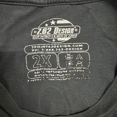 7.62 Design T-Shirt Mens Size 2X Black Davey Jones Bar and Grill Skull Graphic