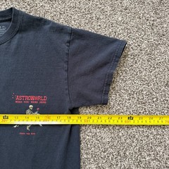 Travis Scott Astroworld Wish You Were Here T-Shirt Black Tour Merch Size Medium