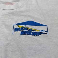 Vintage 90s Rich’s Marine Doo It In The Water At Bass Lake Shirt USA Made – XXL