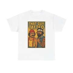 That Guy Tatted Unisex Heavy Cotton Tee, Funny Graphic Shirt, Gift for Tattoo