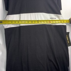 Members Only T-shirt Men’s XL Black White Stripe Crew Neck Short Sleeves Cotton