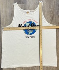 Vintage 90s Hard Rock Cafe New York Tank Top Save The Planet Size XL New