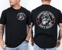 Undiagnosed But Something Ain’t Right Funny Monkey Saying Front & Back T-Shirt