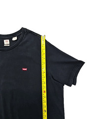 Levi’s Men’s T-Shirt Black Logo Size XXL Short Sleeve Cotton Crew Neck