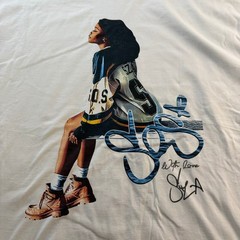 Headgear Classics T-Shirt Men’s White 3XL SZA SOS Graphic Cotton Crew Neck