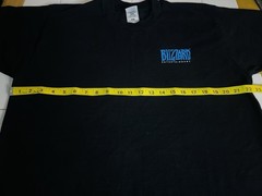 Vintage 1998 StarCraft Game T Shirt XL Black Double Sided Blizzard PC Gaming Tee