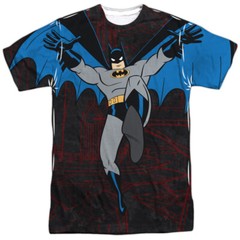 Batman The Animated Series Cave Leap Unisex Adult Costume T Shirt, S-3XL